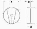 Dial Knob Dimensions